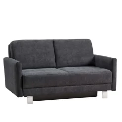 Schlafcouch mit Bettkasten in Blaugrau - Casmas