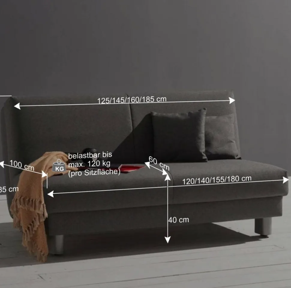Schlafcouch mit Schaumstoffpolsterung - Crafts