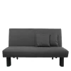 Schlafsofa ohne Armlehnen in Dunkelgrau - Jandusc