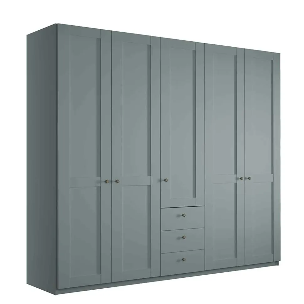 Schlafzimmer Kleiderschrank in Graugrün - Rajavo