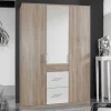 Schlafzimmer Kleiderschrank zweifarbig - Coros