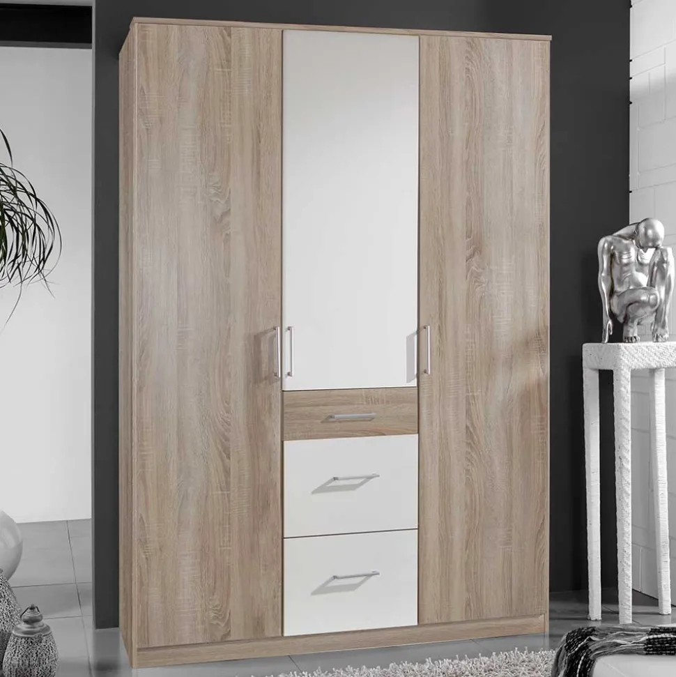 Schlafzimmer Kleiderschrank zweifarbig - Coros