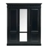 Schlafzimmer Kleiderschrank Andoro in Schwarz