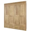Schlafzimmer Kleiderschrank 4 türig & Schubladen - Zamron