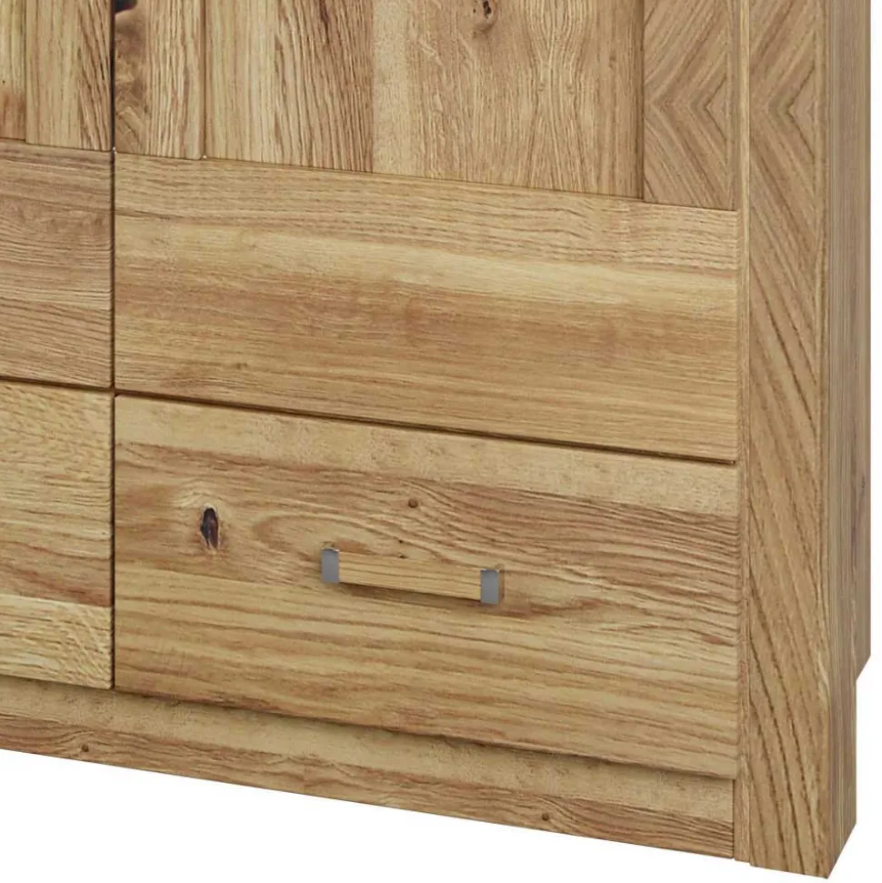 Schlafzimmer Kleiderschrank 4 türig & Schubladen - Zamron