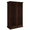 Schlafzimmer Kleiderschrank in Dunkelbraun - Nauizia