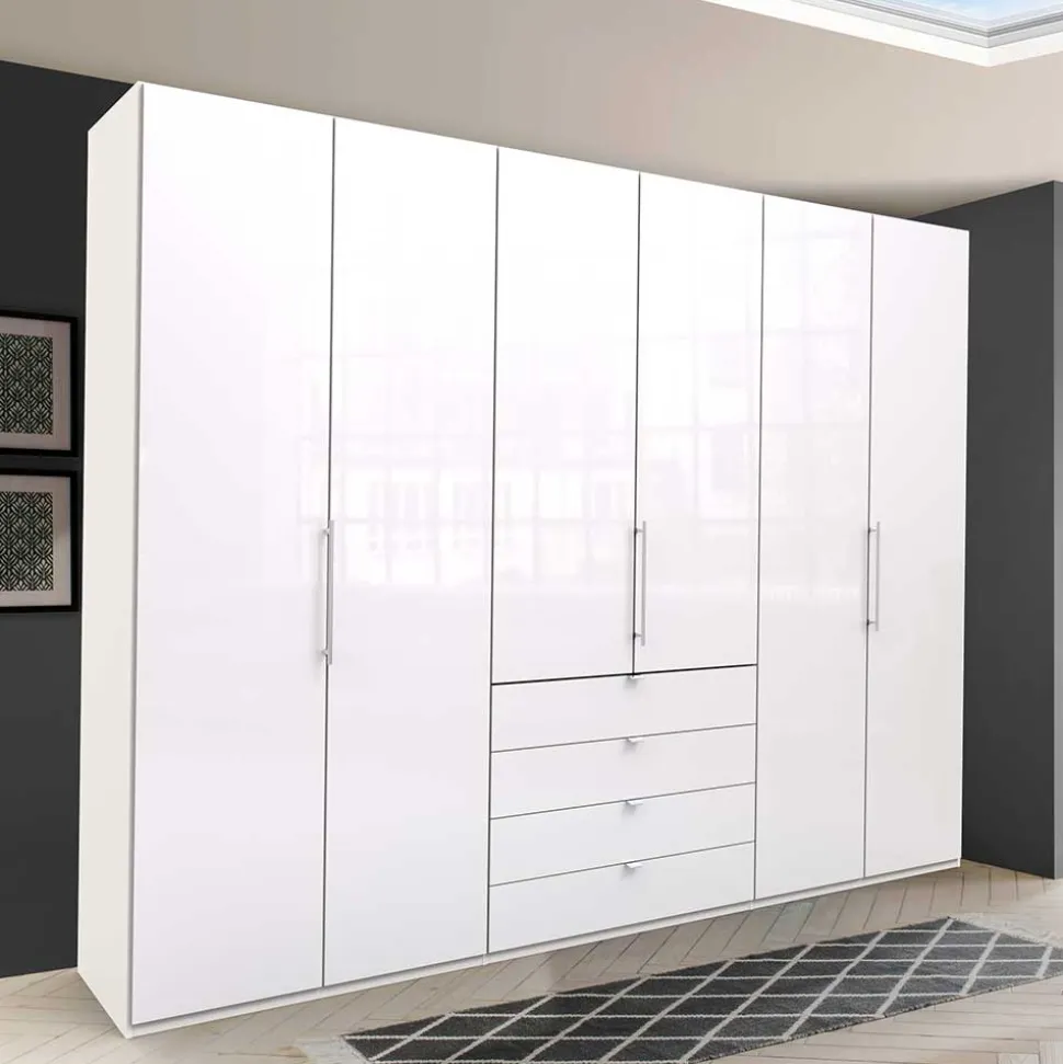Schlafzimmer Kleiderschrank mit Falttüren & Schubladen - Dolienca