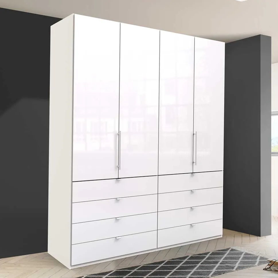 Schlafzimmer Kombischrank in Weiß - Dolienca