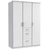 Schlafzimmer Schrank in Weiß - 135x199x58 cm - Cador
