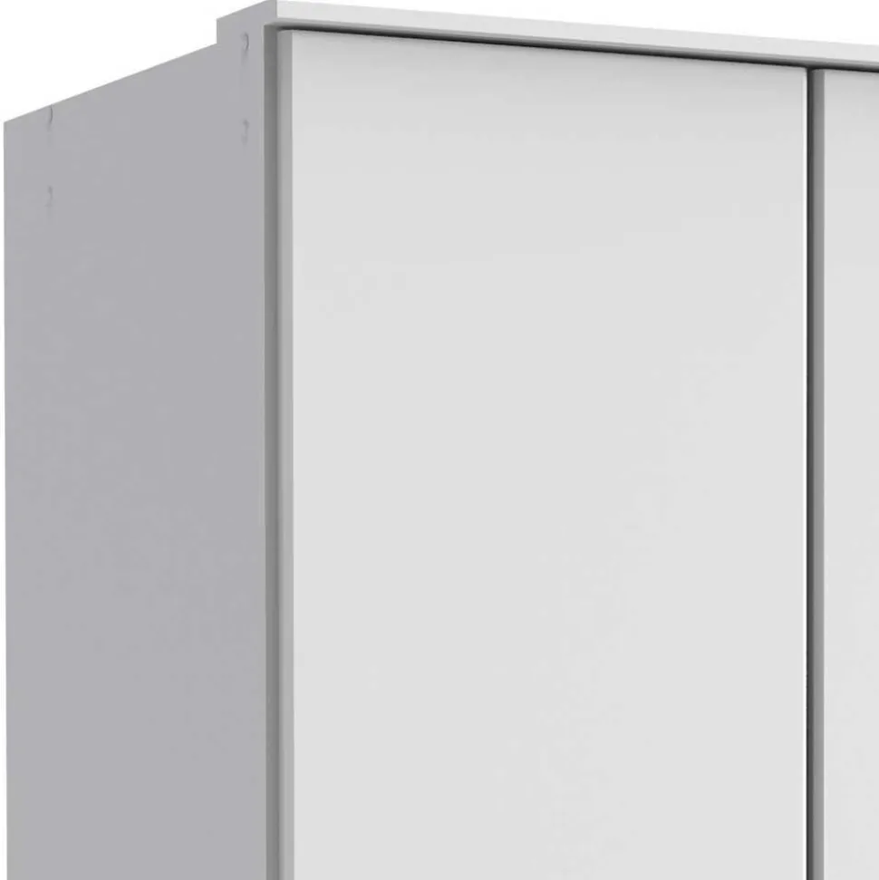 Schlafzimmer Schrank in Weiß - 135x199x58 cm - Cador