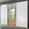 Schlafzimmerkleiderschrank mit Dreh- & Schiebetüren - Stufania I