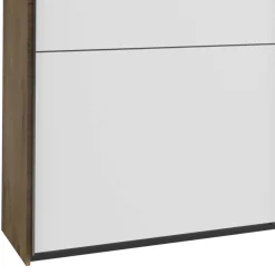 Schlafzimmerkleiderschrank 4-türig & 3 Schubladen - Stufania