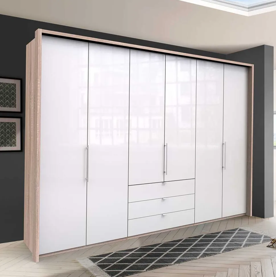 Schlafzimmerschrank glasbeschichtet - Bosays IV