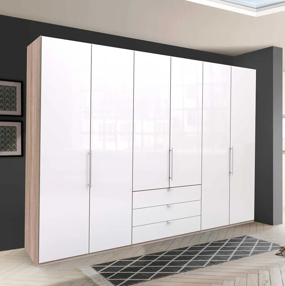 Schlafzimmerschrank glasbeschichtet - Bosays IV