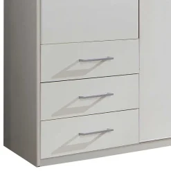 Schlafzimmerschrank in Weiß 225 cm breit - Clewono