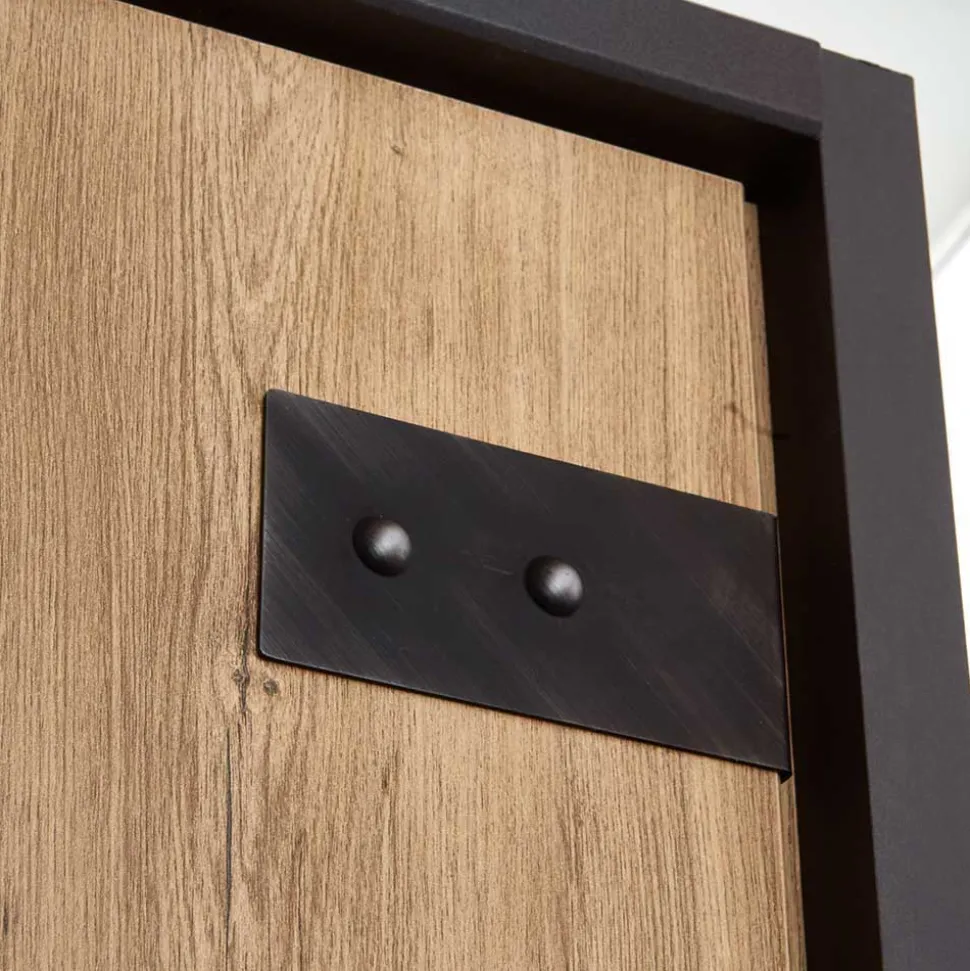Schlafzimmerschrank mit sechs Schubladen & Türen - Bram