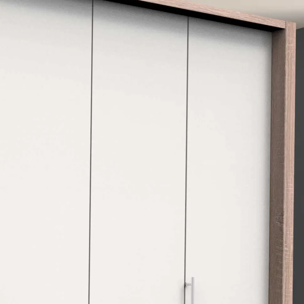 Schlafzimmerschrank mit vier Schubladen Soft Close - Vaclyn