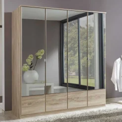 Schlafzimmerschrank Rommino mit Spiegeltüren