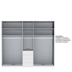 Schlafzimmerschrank 5-türig & 4 Schubladen - Korcula