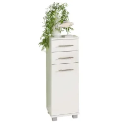 Schmaler Bad Schrank 31 cm breit - Amassa