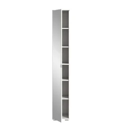 Schmaler Dielenschrank mit Spiegeltür - Rugova