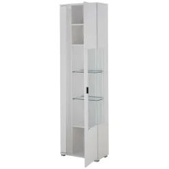 Schmaler Vitrinenschrank mit LED Beleuchtung - Tirol