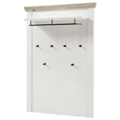 Schrank mit Spiegeltür & Garderobe - Nedita (dreiteilig)