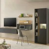 Schränke & Wandboard Wohnzimmer Set - Ahilav (fünfteilig)