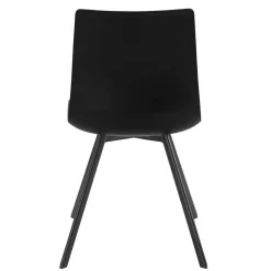 Schwarze Schalenstühle modern - Tessa (2er Set)