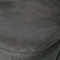 Schwarzer Ledersessel Retro Carlot aus Recyclingleder