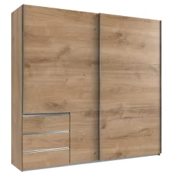 Schwebetürenschrank mit drei Schubladen - Dagidoyo