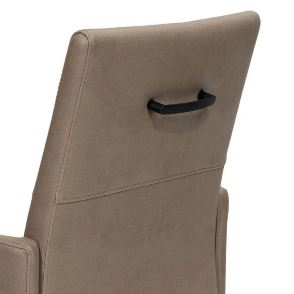 Schwingsessel in Beige und Grau - Rovina