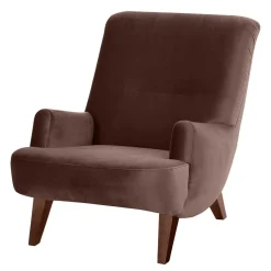 Sessel in Braun und Nussbaumfarben - Vastonia