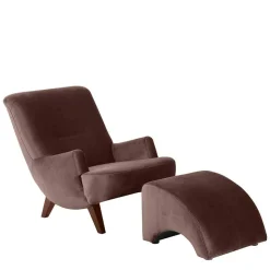 Sessel in Braun und Nussbaumfarben - Vastonia