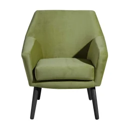 Sessel in Oliv Grün und Schwarz - Astrid