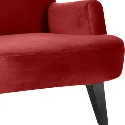 Sessel in Ziegel Rot und Schwarz - Danzante