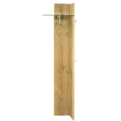Set Spiegel & Garderobe aus Eiche - Avidora (zweiteilig)