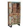 Shabby Design Vitrine aus Recyclingholz - Zeremonia