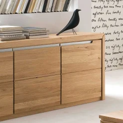 Sideboard Croconia aus Wildeiche Massivholz