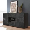 Sideboard in Anthrazit glänzend lackiert - Ipatal I