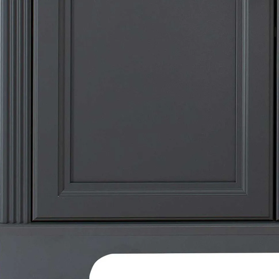 Sideboard in Dunkelgrau und Eiche - Joe