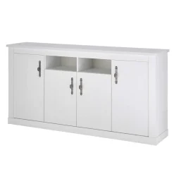 Sideboard in weißer Holzoptik Pinie - Liancos