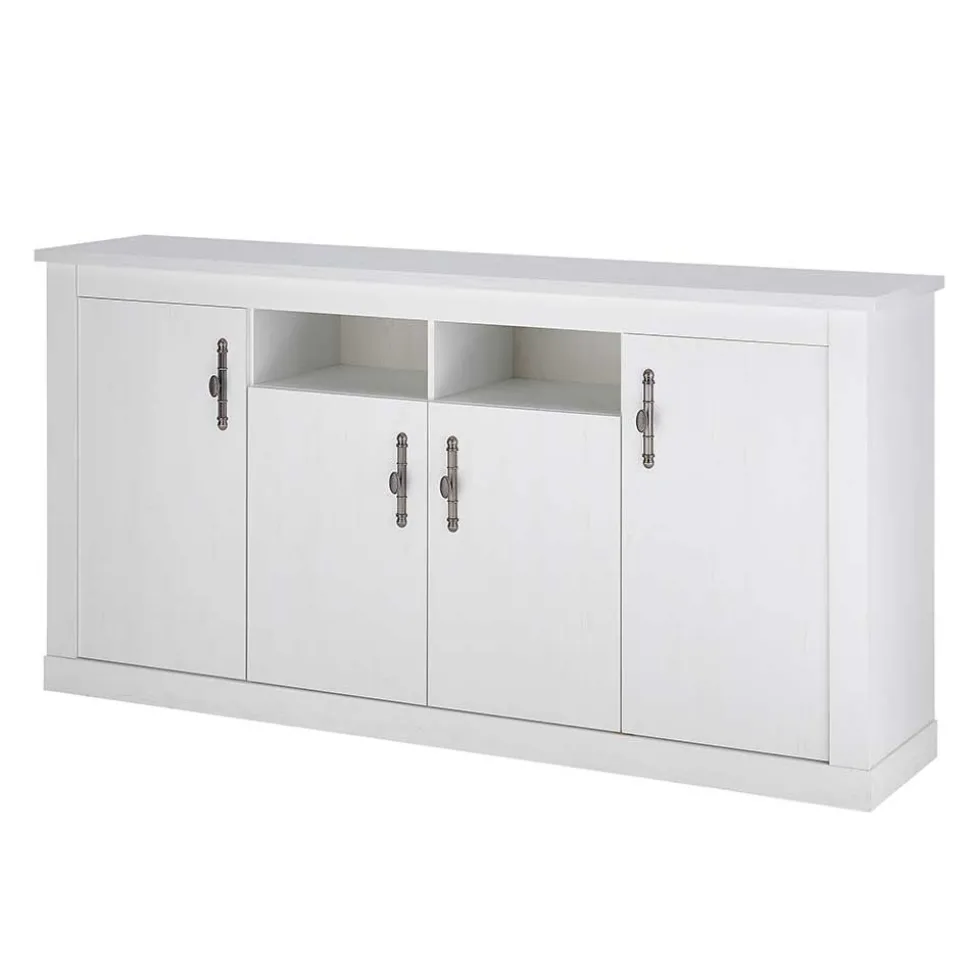 Sideboard in weißer Holzoptik Pinie - Liancos