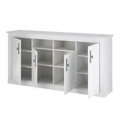Sideboard in weißer Holzoptik Pinie - Liancos