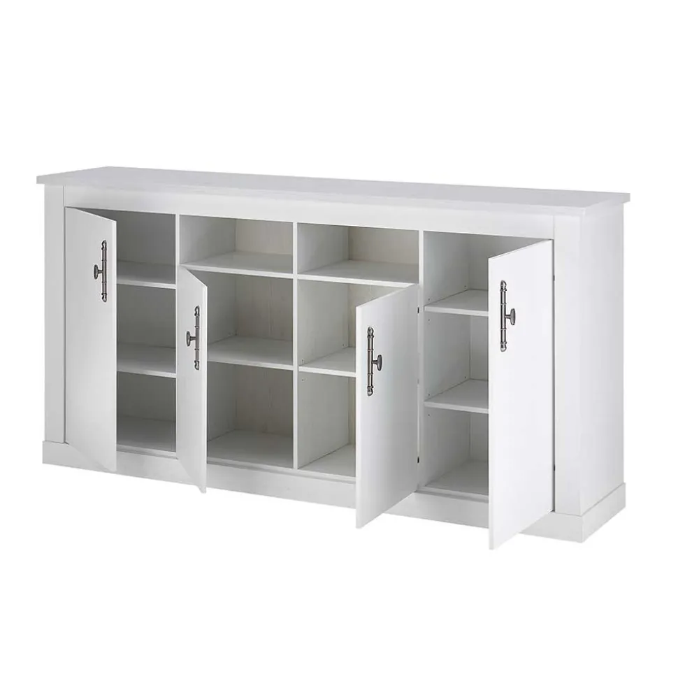 Sideboard in weißer Holzoptik Pinie - Liancos