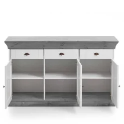 Sideboard Mirandesca in Weiß Grau