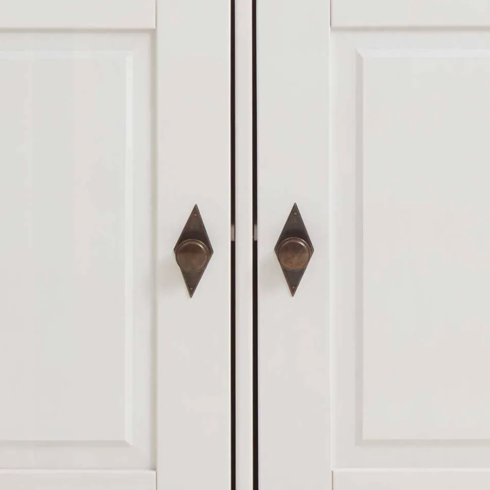 Sideboard Mirandesca in Weiß Grau