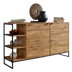 Sideboard mit 2 Türen & Regal 150x85x40 cm - Varzado