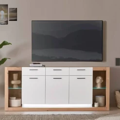 Sideboard mit vier offenen Fächern - Adejano