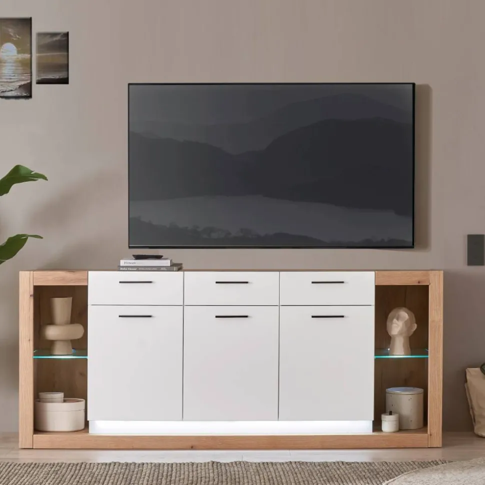 Sideboard mit vier offenen Fächern - Adejano